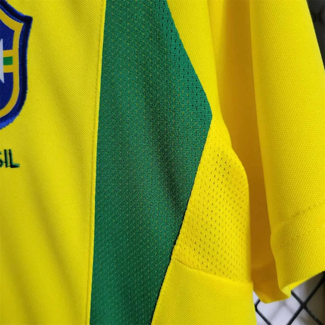 Brazil Home 2002  Retro Jersey