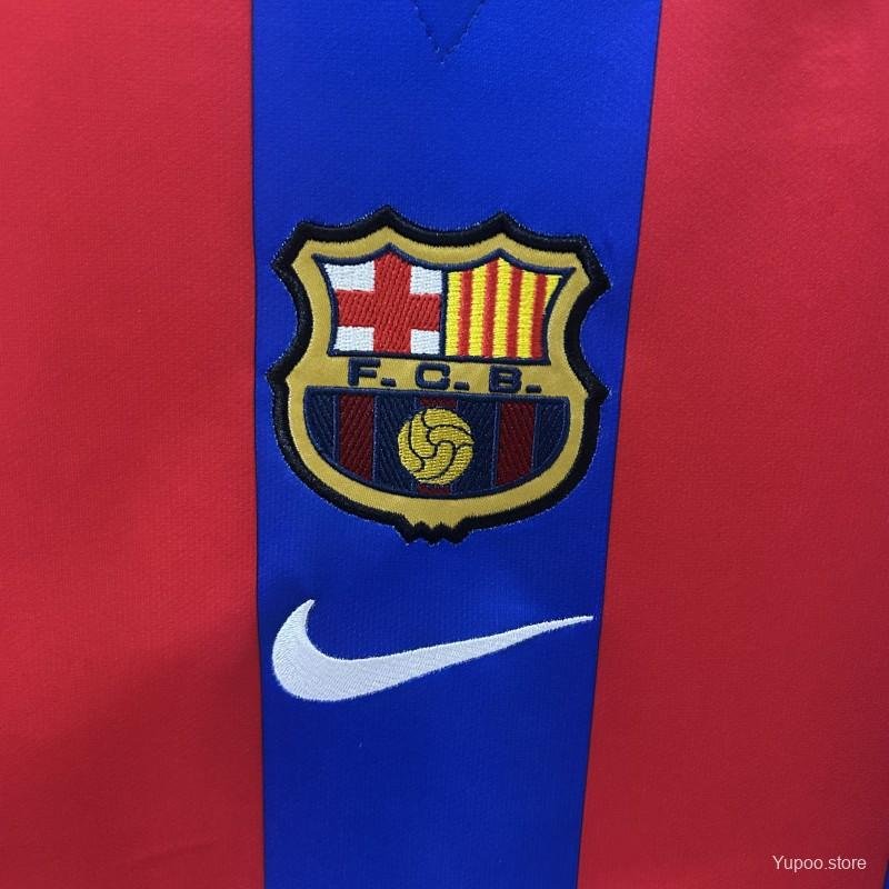 Fc Barcelona Home 2001-02 Retro Jersey