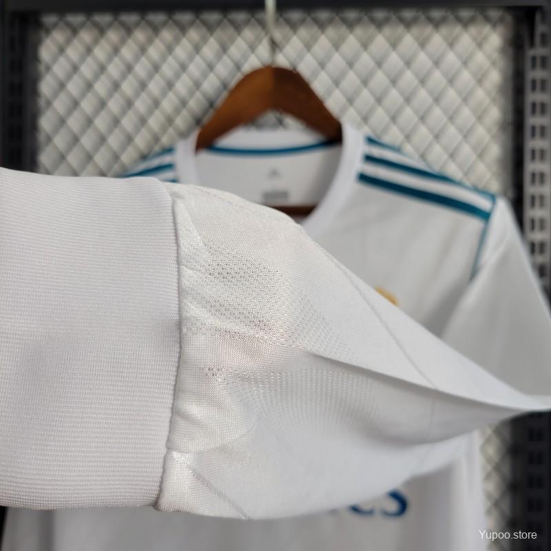 Real Madrid 2017/18 Home Full Sleeve Retro