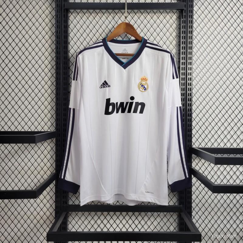 Real Madrid Home 2012/13 Home Full Sleeve Retro