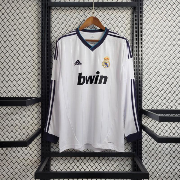 Real Madrid Home 2012/13 Home Full Sleeve Retro