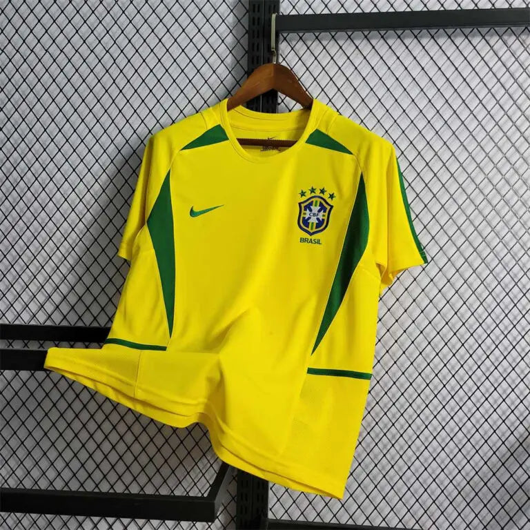 Brazil Home 2002  Retro Jersey