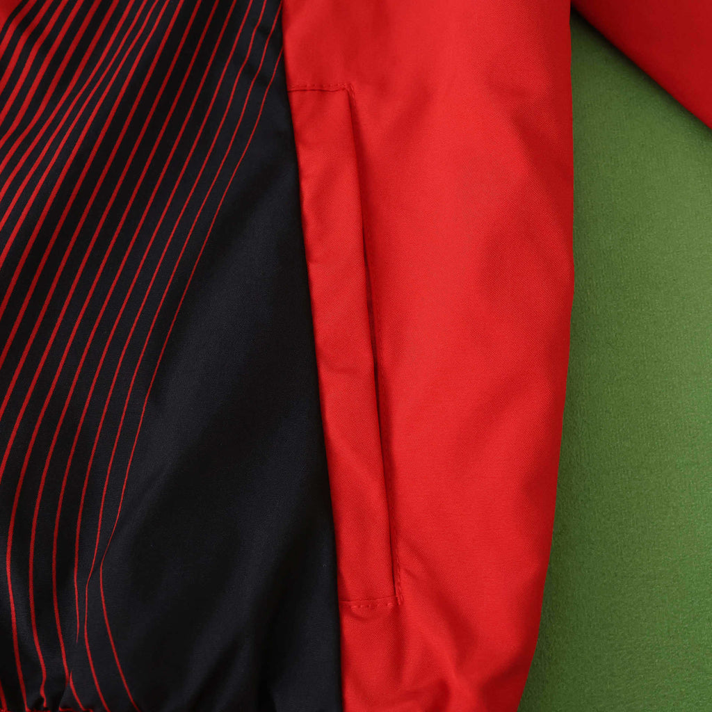 Milan Red Windbreaker