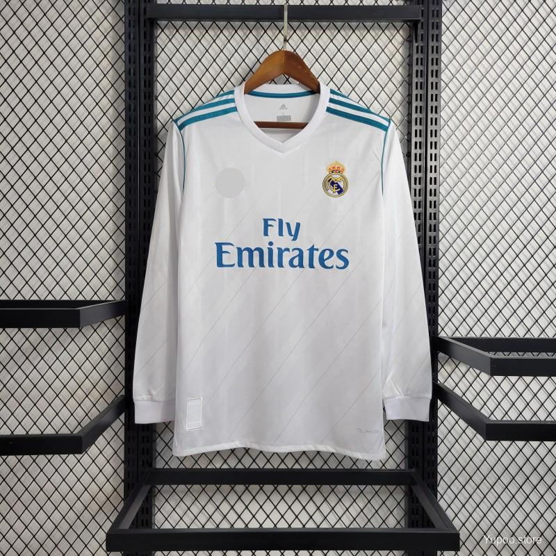 Real Madrid 2017/18 Home Full Sleeve Retro