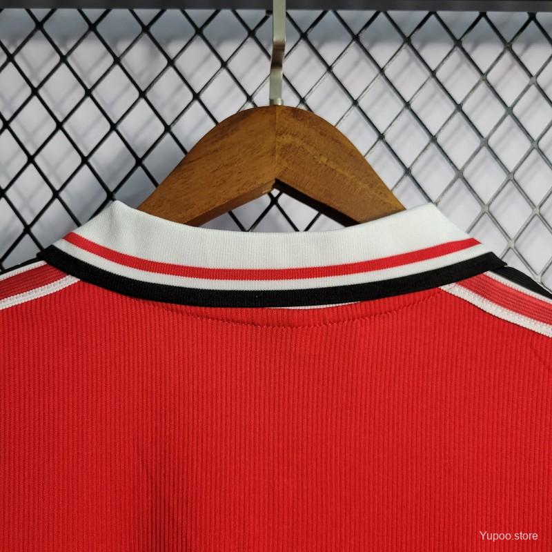 Man United Home 1998 /99 Retro Shirt Full Sleeves