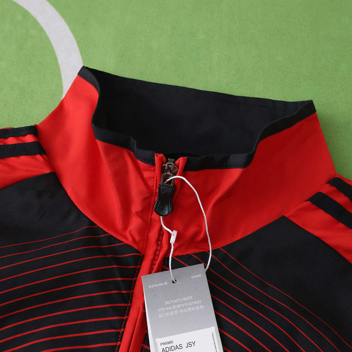 Milan Red Windbreaker