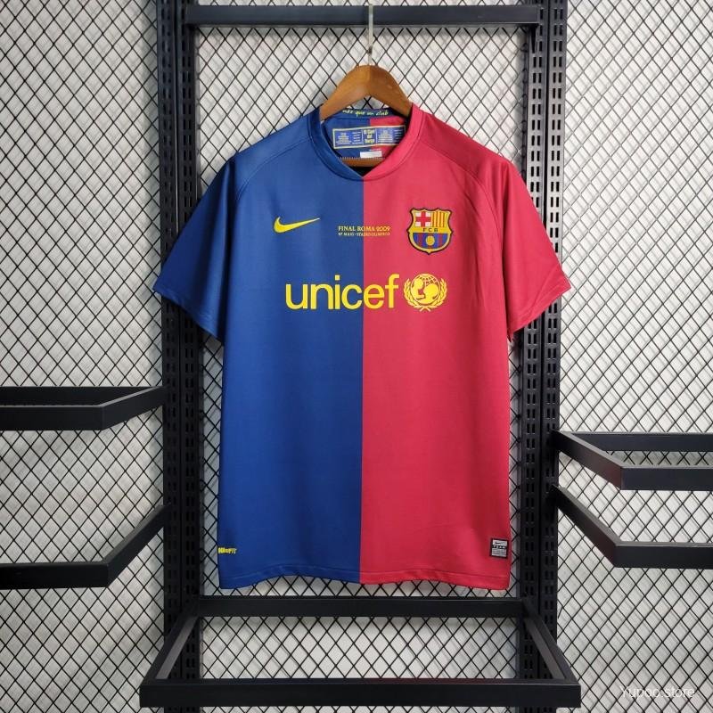 Barca Home 2008-2009 Retro Jersey