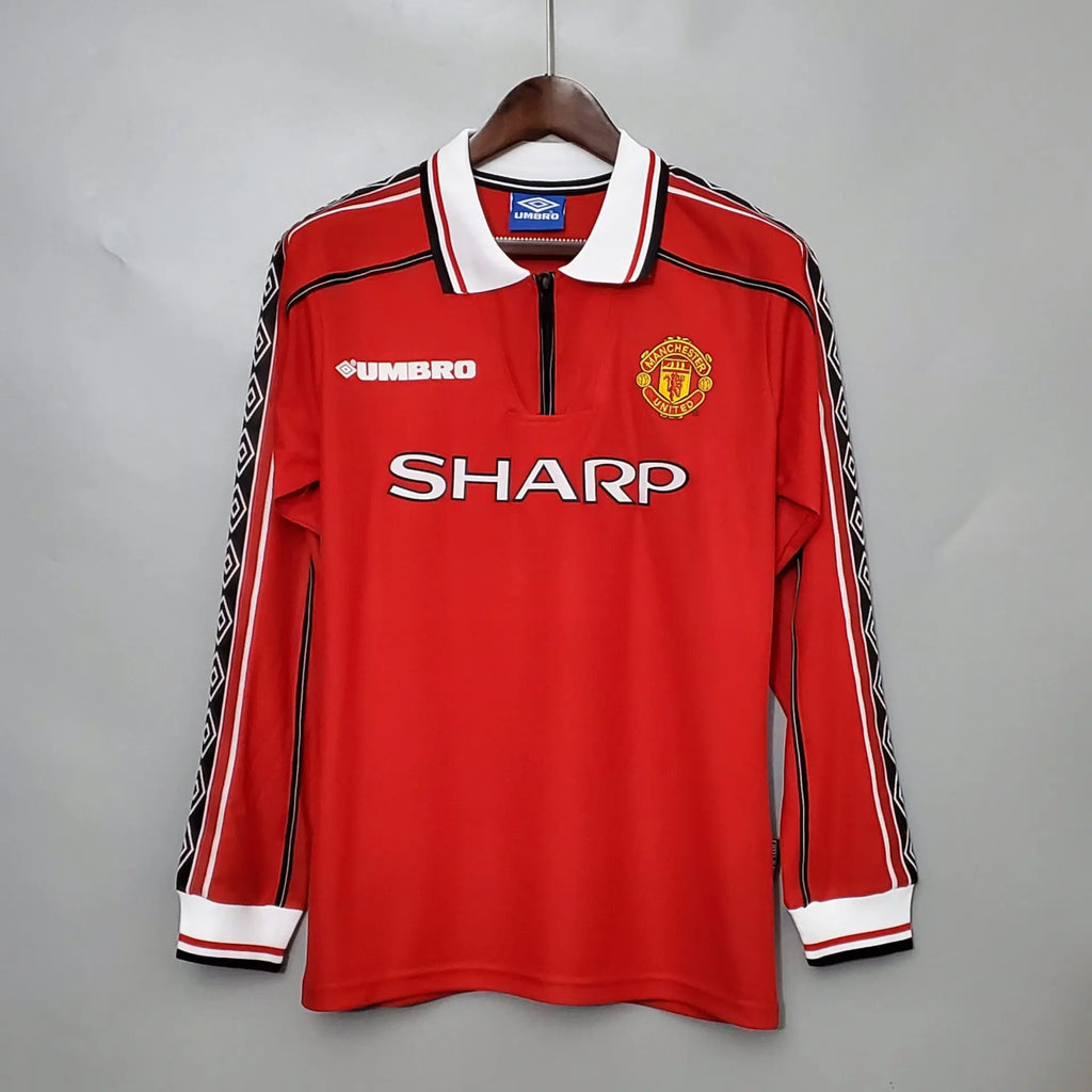Man United Home 1998 /99 Retro Shirt Full Sleeves