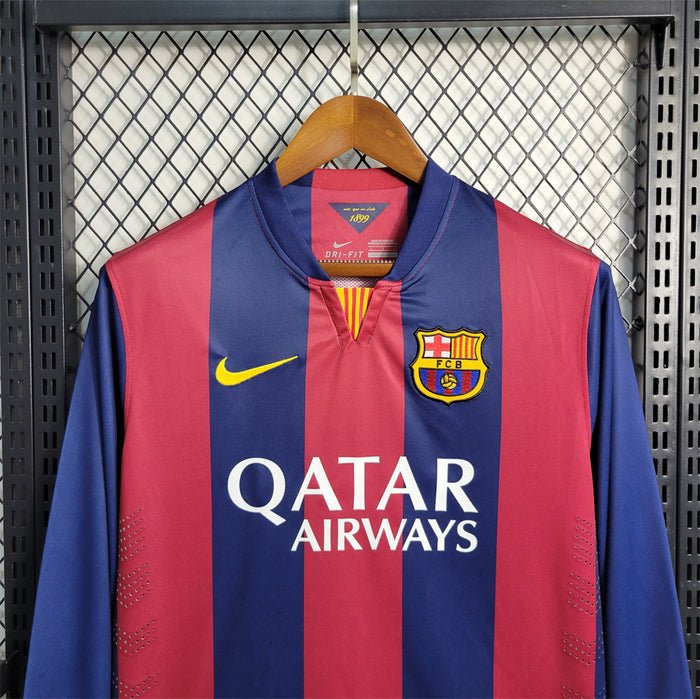 Barcelona Home 2014-15 Full sleeve Retro