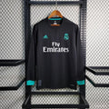 Real Madrid 2017/18  Black Retro Full Sleeve