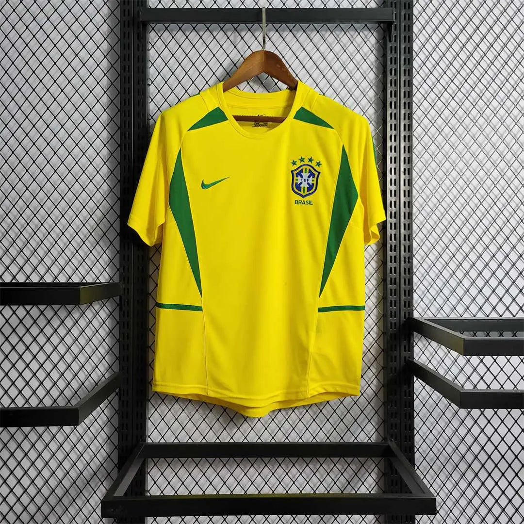 Brazil Home 2002  Retro Jersey