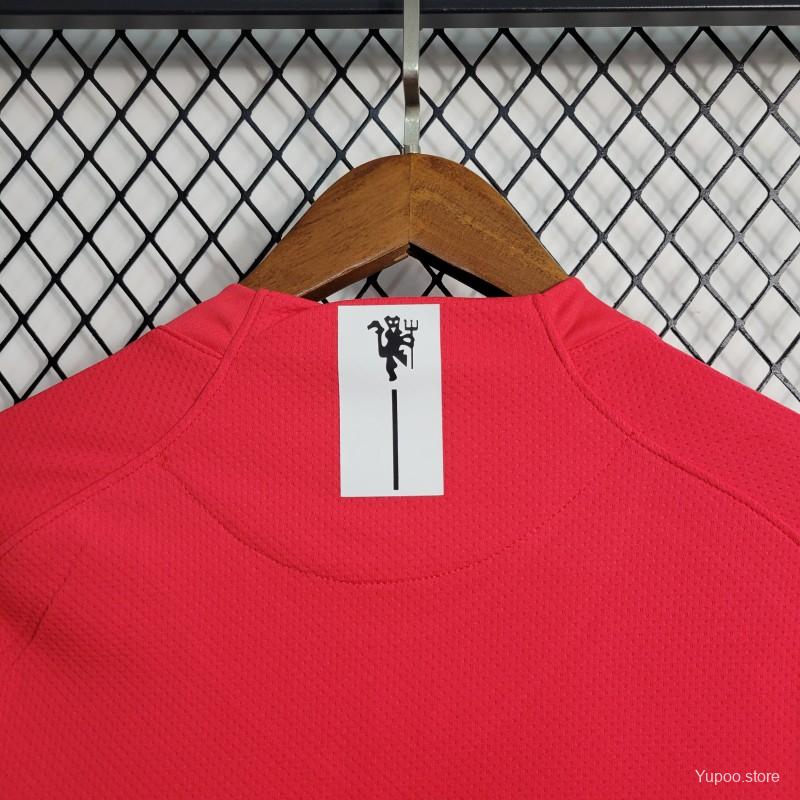 Man United Home 2007-08 – Retro Jersey Full Sleeves