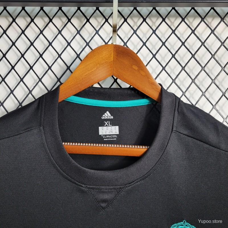 Real Madrid 2017/18  Black Retro Full Sleeve