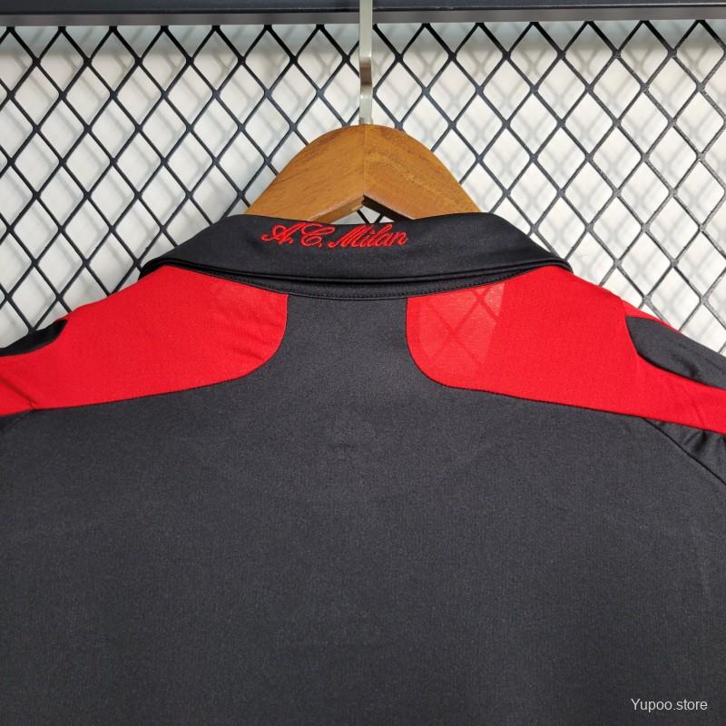 Ac Milan Third Black 2007/08 Retro Shirt