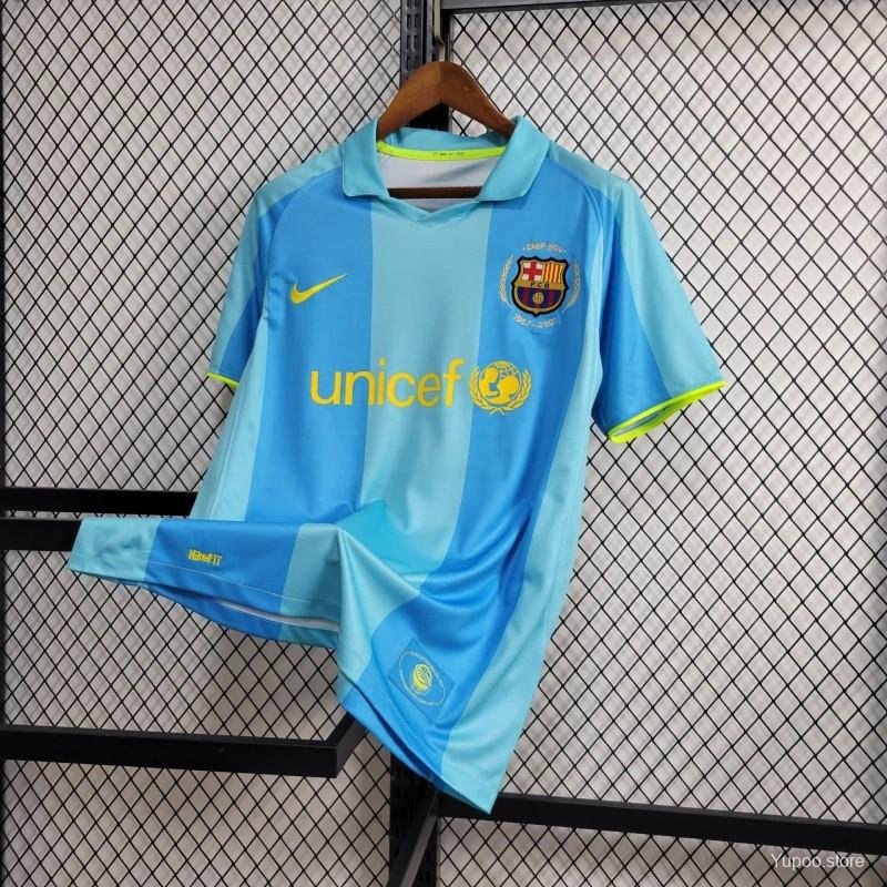Fc Barcelona Away 2007-08 Retro Jersey