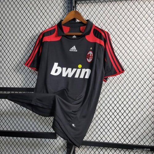 Ac Milan Third Black 2007/08 Retro Shirt