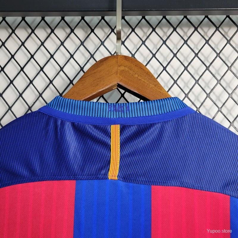 Fc Barcelona Home 2016-17 Retro Jersey
