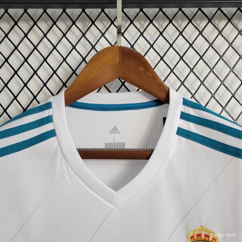 Real Madrid 2017/18 Home Full Sleeve Retro