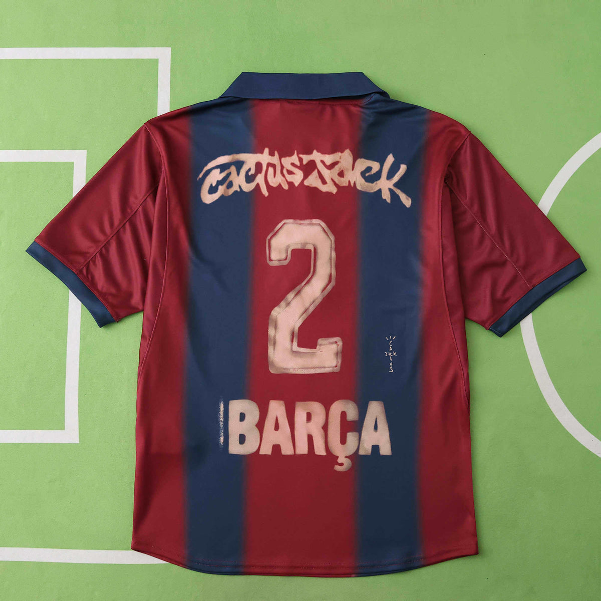 Barcelona  CJ X 2000/01 HOME SKELETON Shirt Player