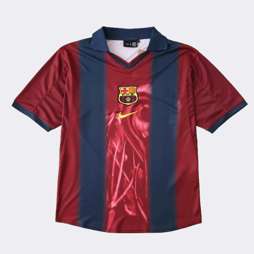 Barcelona  CJ X 2000/01 HOME SKELETON Shirt Player