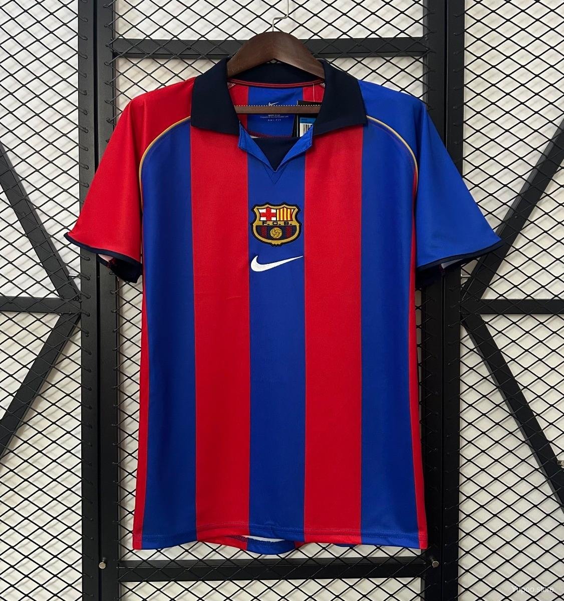 Fc Barcelona Home 2001-02 Retro Jersey