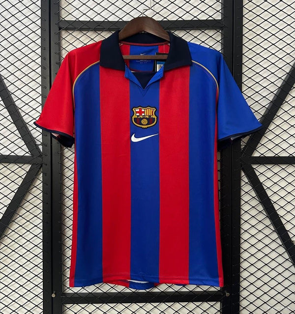 Fc Barcelona Home 2001-02 Retro Jersey