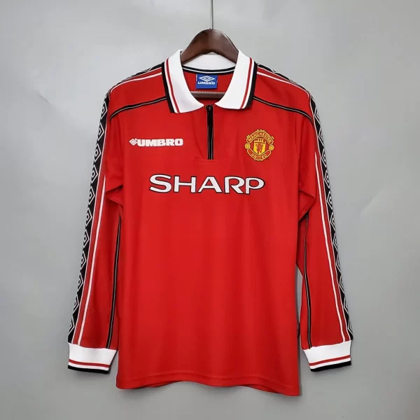 Manchester United Home 1998 – Retro Shirt (Full Sleeves)