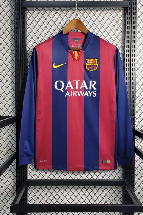 Barcelona Home 2014-15 Full sleeve Retro